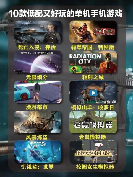 十大手机单机游戏有哪些_离线也能玩多久
