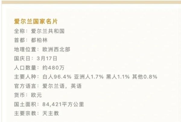 爱尔兰移民条件_爱尔兰移民需要多少钱