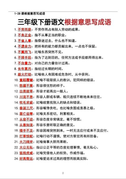 形容训的词语有哪些_如何精准运用
