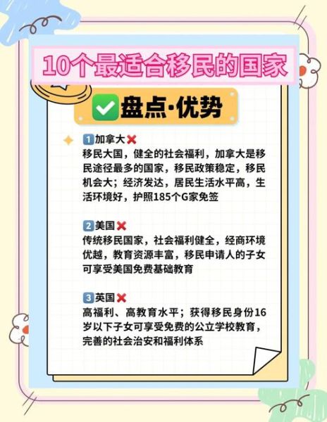 移民去哪里最好_移民哪个国家福利高
