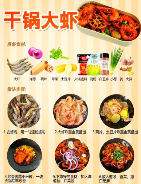 干锅大虾怎么做_干锅大虾需要焯水吗