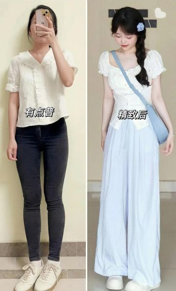 清纯可爱穿搭技巧_如何打造少女感