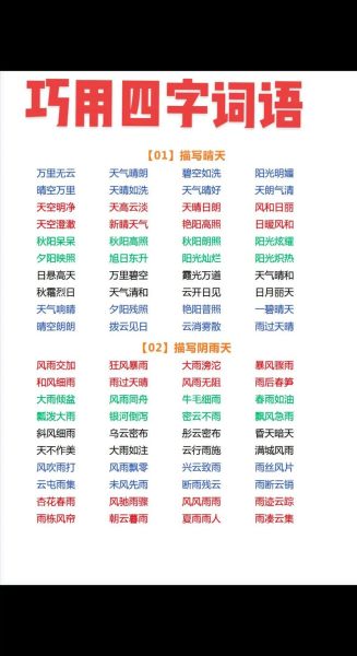 咸词语四字有哪些_如何正确运用