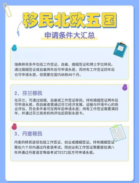 北欧移民条件_如何移民北欧国家