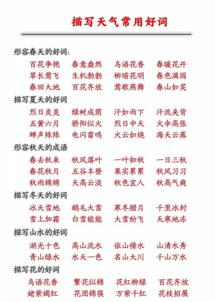 春天有哪些三字词语_怎么用