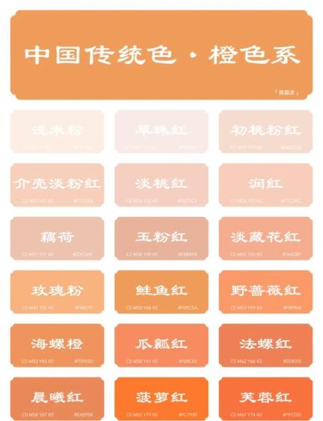 橙黄事物颜色词语有哪些_橙黄配色代表什么含义