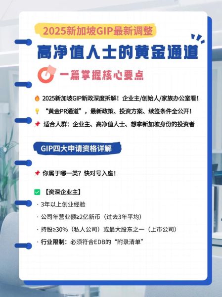 新加坡投资移民政策_如何申请新加坡GIP