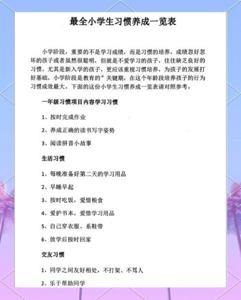 小学生如何培养良好品质_有哪些实用方法