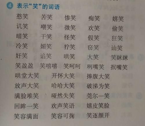 张什么笑词语有哪些_张什么笑词语怎么造句