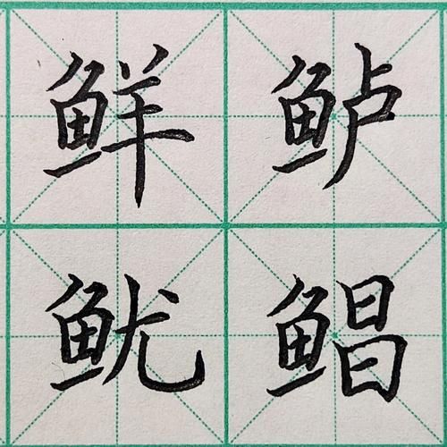 鱼字旁汉字有哪些_鱼字旁的字怎么读