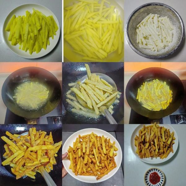 土豆怎么炸薯条_薯条怎么做才酥脆