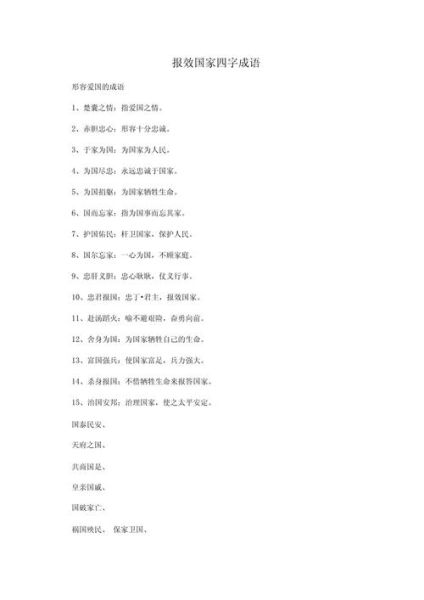 爱国词语怎么写_有哪些经典表达