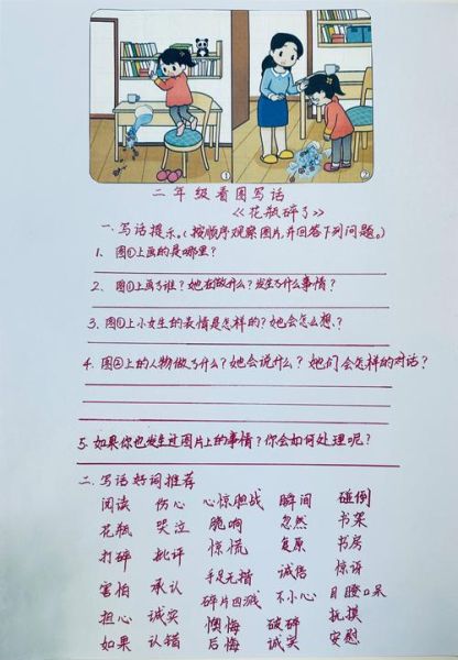 填词语描绘什么_小学语文看图写话怎么写