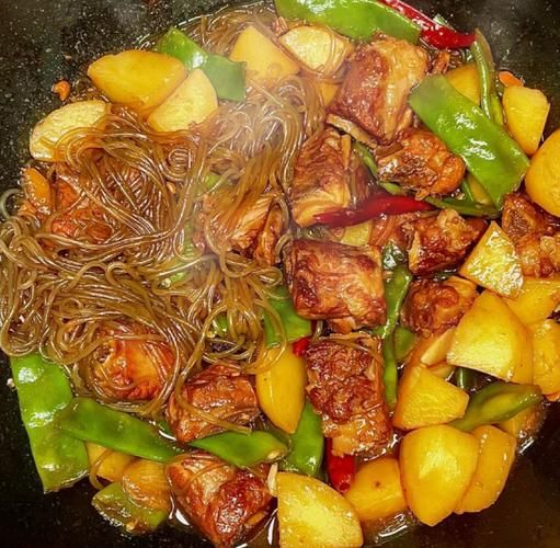 排骨炖粉条怎么做好吃_家常做法步骤