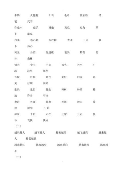 大班幼儿词汇有哪些_如何运用描写词语