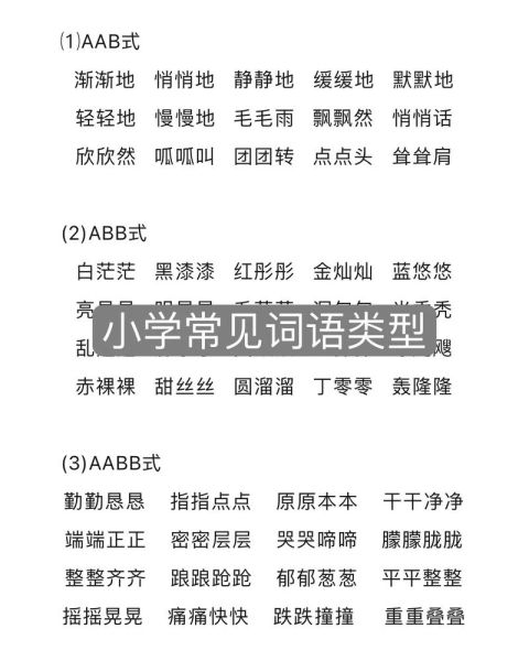 华夏儿词语有哪些_如何正确运用华夏儿词语