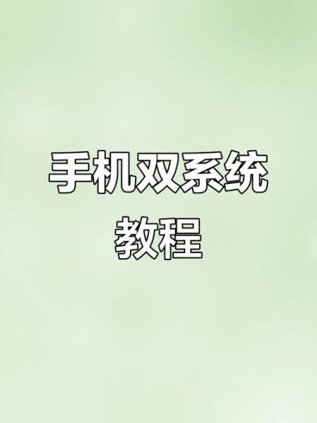 双系统手机怎么切换_双系统手机优缺点