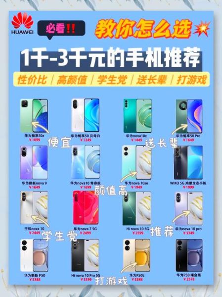 1000元以下华为手机哪款好_怎么选
