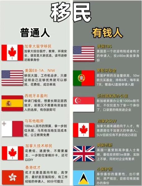 移民有哪些类型_如何选择适合自己的移民方式