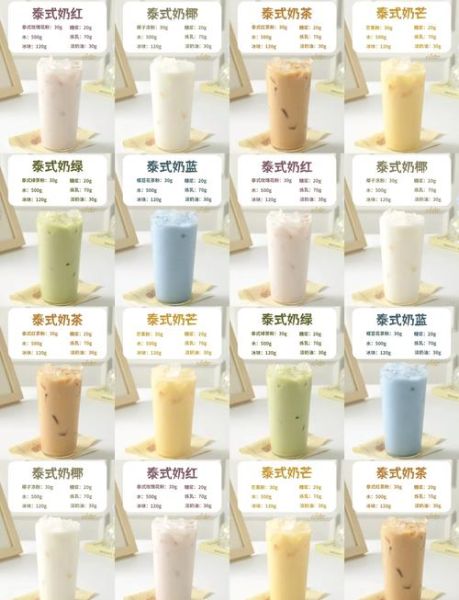泰式奶茶怎么做_泰式奶茶配方比例