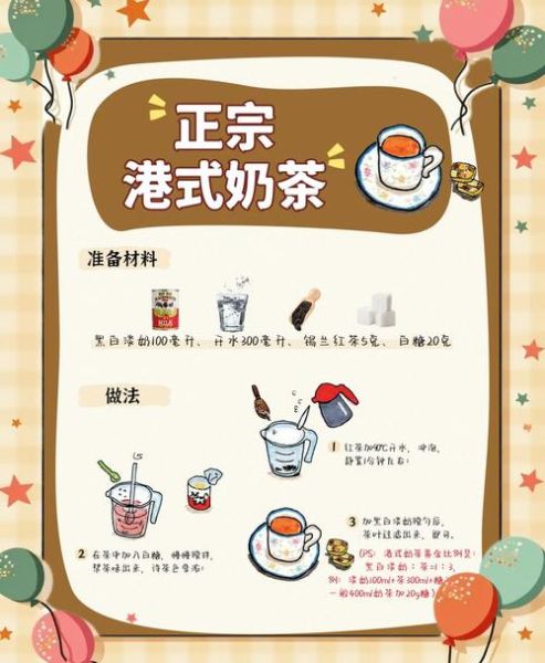 港式奶茶怎么做_港式奶茶配方比例