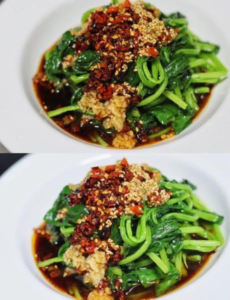 凉拌菠菜怎么做_菠菜焯水几分钟才脆绿