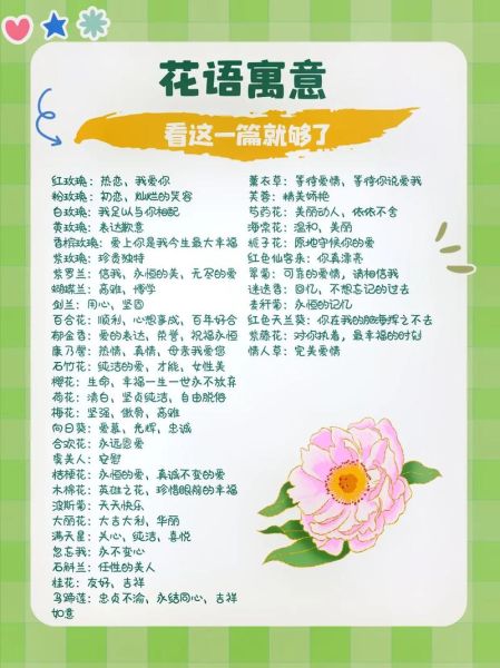 花语大全_送花寓意有哪些
