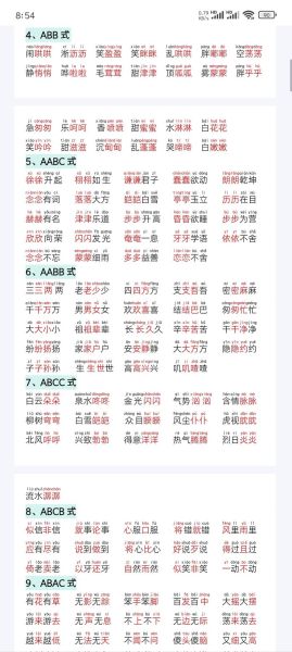 什么是AABC式词语_如何仿写AABC式词语