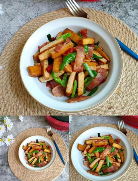 培根怎么炒好吃_家常培根炒菜做法