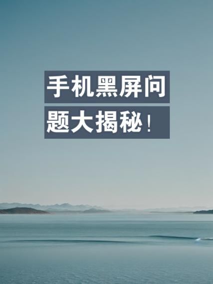 手机突然黑屏是怎么回事_黑屏后无法开机怎么办