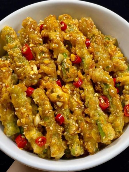 油炸豆角怎么做好吃_油炸豆角的家常做法