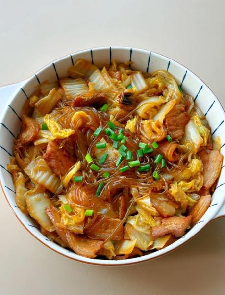 猪肉白菜炖粉条怎么做_家常做法步骤详解