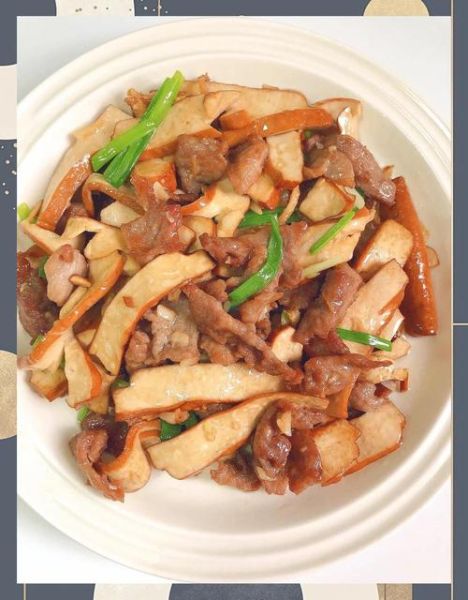 豆干炒肉怎么做好吃_豆干炒肉的家常做法