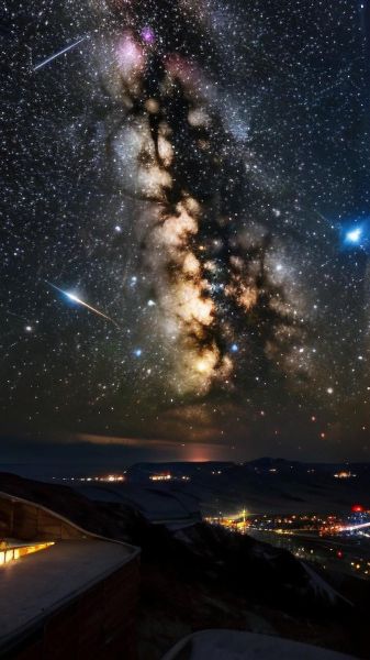 星空手机壁纸哪里下载_如何设置不压缩画质