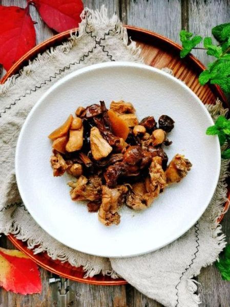 松蘑怎么做好吃_松蘑炖鸡的家常做法