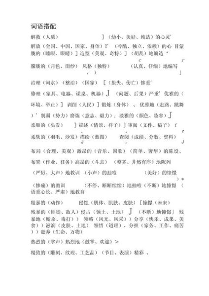 什么风采词语搭配_如何优雅运用