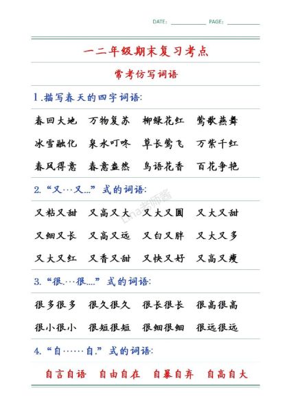 甩甩仿写词语有哪些_如何快速掌握