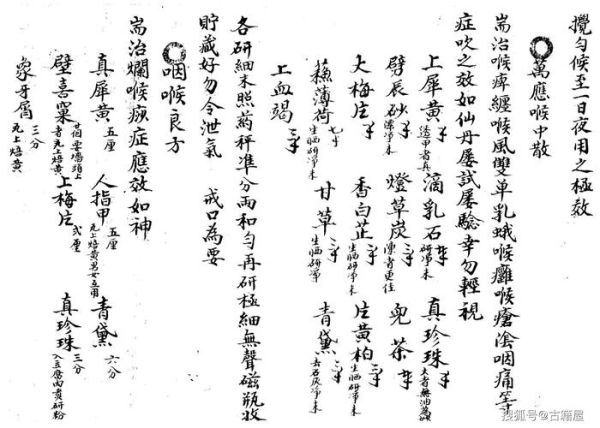 古代药到病除的秘方有哪些_真的有效吗
