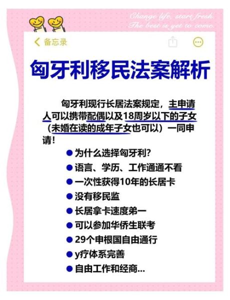 匈牙利移民政策最新变化_如何申请匈牙利永久居留