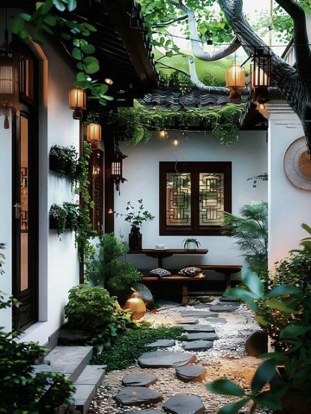 中式庭院设计要点_如何营造古典意境