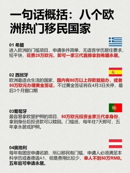 欧洲移民哪些国家好_移民欧洲哪个国家性价比高