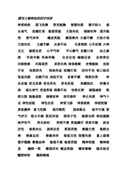 描写恼怒的四字词语有哪些_如何运用在写作中