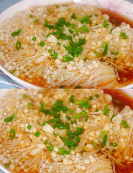 蒜蓉金针菇怎么做_蒜蓉金针菇蒸多久