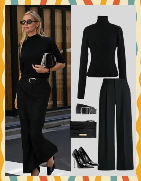 黑白怎么搭配_黑白穿搭技巧