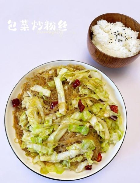 包菜炒粉丝怎么炒不粘锅_包菜炒粉丝家常做法