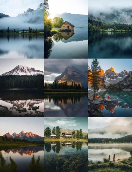 树木水中倒影怎么拍_树木倒影构图技巧