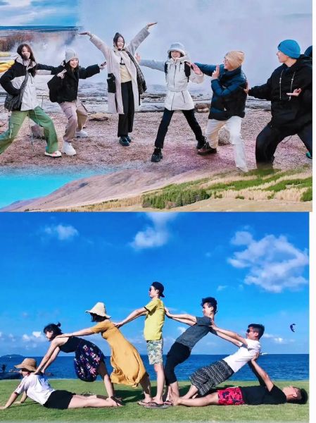 人多怎么拍照好看_集体照姿势有哪些