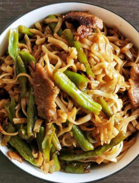 豆角炒面怎么做_豆角炒面家常做法