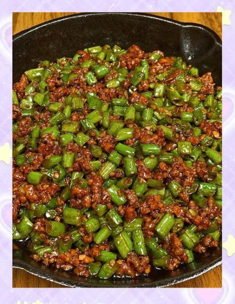 肉末豆角怎么炒好吃_肉末豆角用焯水吗