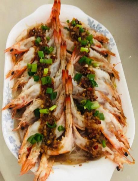 蒜蓉开边虾怎么做_正宗蒜蓉开边虾的做法